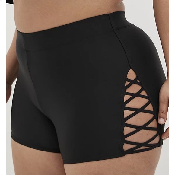 New! HTF set! Torrid sz 2 Pegasus Bathing Swim Suit Strappy Bottoms 2X - Picture 5 of 6